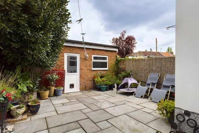 This three-bedroom terraced house is on sale for £350,000. It is listed by Chinneck Shaw.
