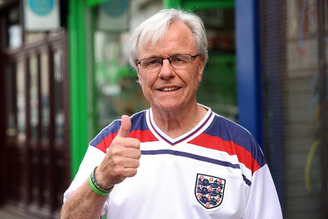 Bob McDonald all set for the game on Albert Road.Picture: Sam Stephenson.