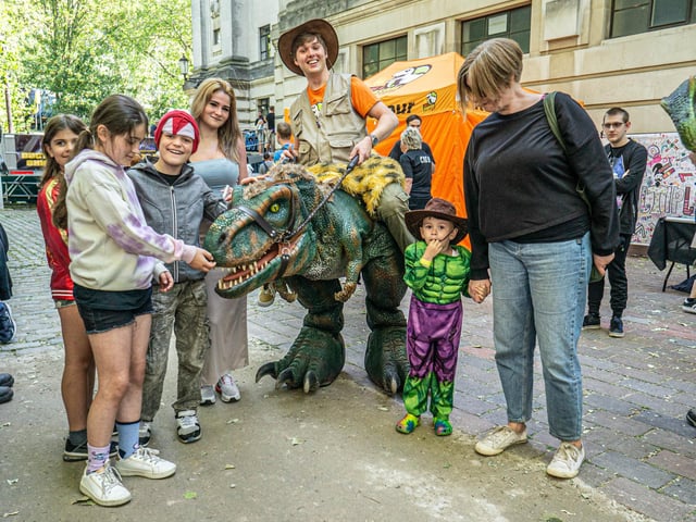 Portsmouth Comic Con 2023 at Portsmouth Guildhall on Saturday 3rd June 2023Pictured: People dressed up at the eventPicture: Haibur Rahman