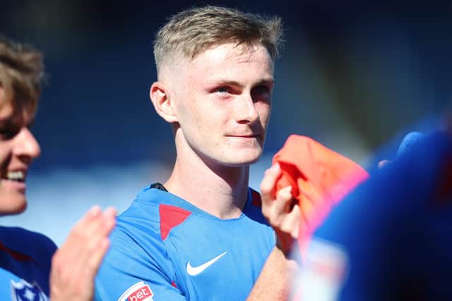 Pompey academy winger Eoin Teggart has been sent back to Northern Ireland while football is suspended. Picture: Joe Pepler