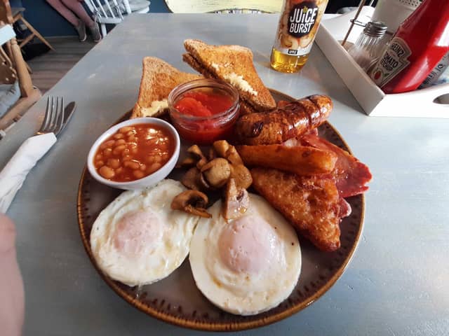 Breakfast at Delight Cafe in Copnor Road, Portsmouth
