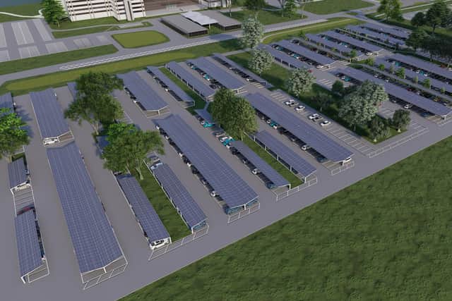 Portsmouth City Council will install a large-scale solar photovoltaic (PV) and battery storage system at Lakeside North Harbour