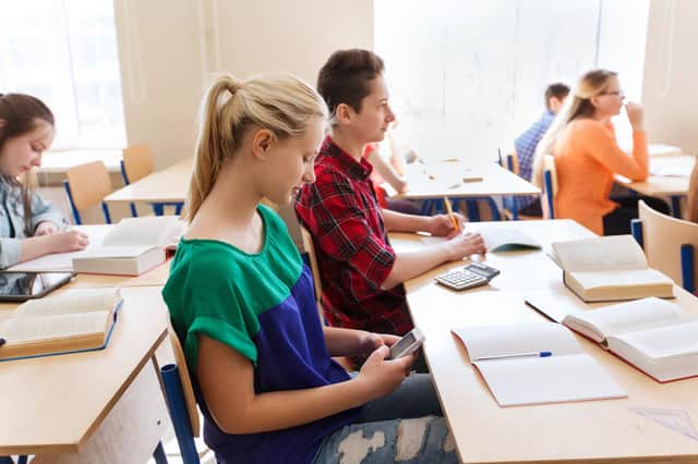 Should pupils be allowed mobile phones in school? Picture by Shutterstock