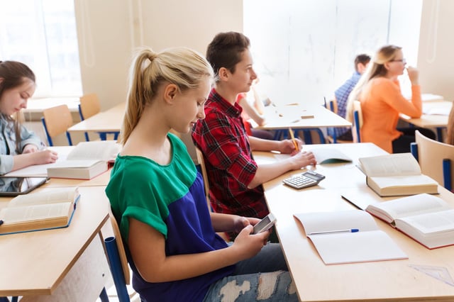 Should pupils be allowed mobile phones in school? Picture by Shutterstock