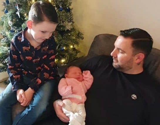 The happy family.
