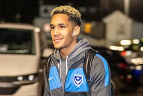 Haji Mnoga was sent back to Pompey prematurely from Bromley last season.   Picture: Nigel Keene