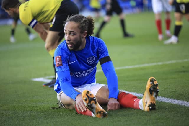 Pompey fell foul to an FA Cup trend yesterday as their journey in the competition came to an end.   Photo: Barry Zee