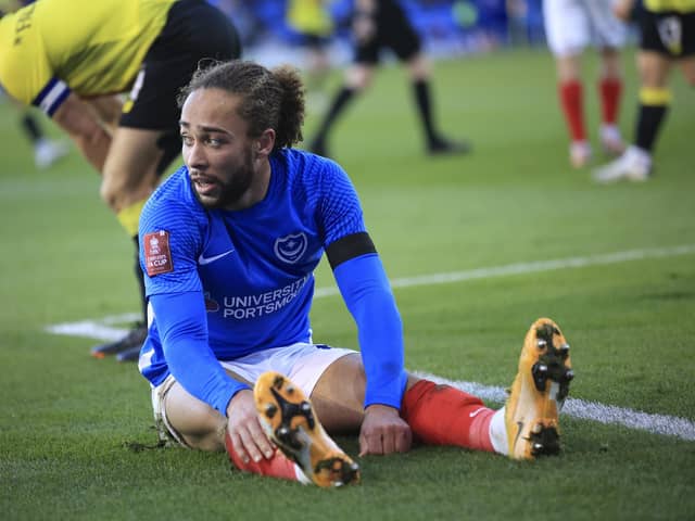Pompey fell foul to an FA Cup trend yesterday as their journey in the competition came to an end.   Photo: Barry Zee