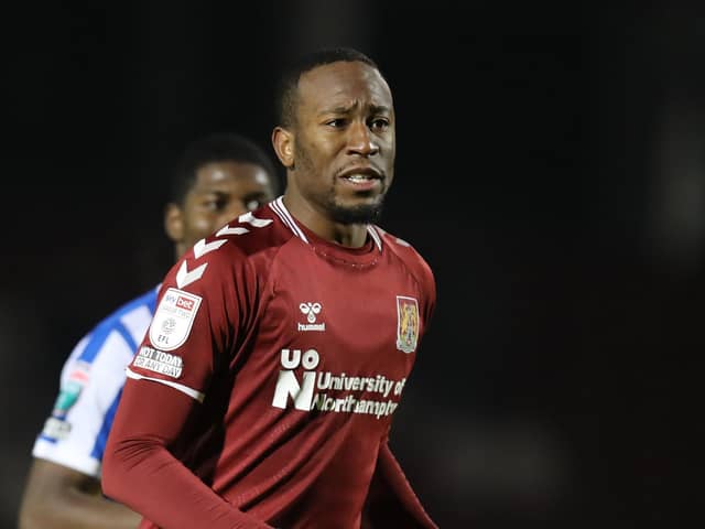 Nicke Kabamba is the top scorer in the National League with Barnet. (Photo by Pete Norton/Getty Images)