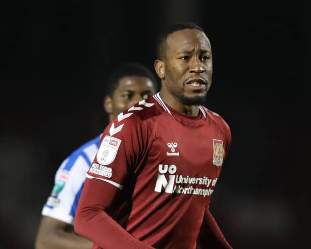 Nicke Kabamba is the top scorer in the National League with Barnet. (Photo by Pete Norton/Getty Images)
