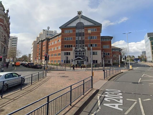 Winston Churchill Avenue. This junction by the university has side roads and crossings requiring drivers and pedestrians to concentrate. Pic Google