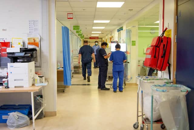A Portsmouth Hospitals University NHS Trust lead study shows iron infusion could cut heart failure hospital admissions. Pictured is a general view of the medical wards inside QA Hospital. Picture Habibur Rahman
