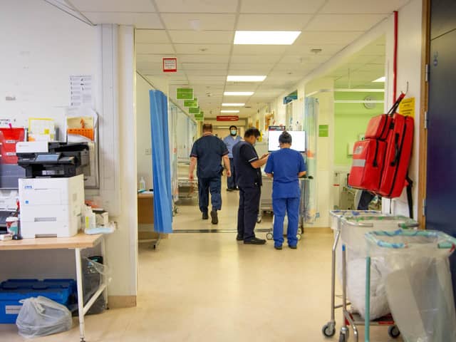 A Portsmouth Hospitals University NHS Trust lead study shows iron infusion could cut heart failure hospital admissions. Pictured is a general view of the medical wards inside QA Hospital. Picture Habibur Rahman