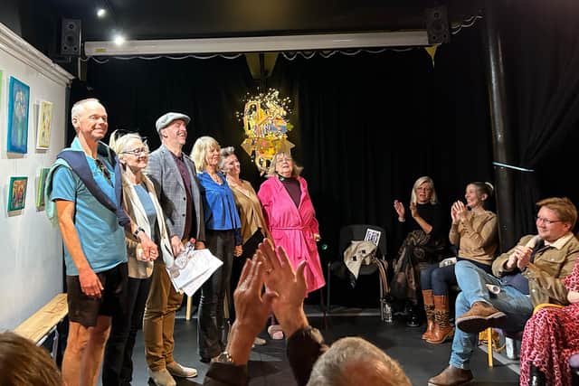 The performers of Short Plays by Local Writers at The Southsea Cinema and Arts Centre. Picture by Darragh Gray