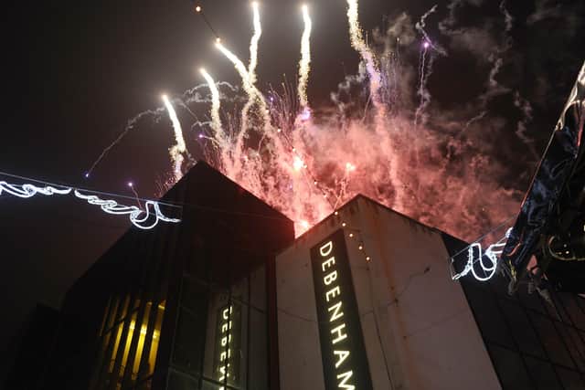 The Christmas lights switch-on in Commercial Road in Portsmouth in 2018.
Picture:Sarah Standing (180845-2048)