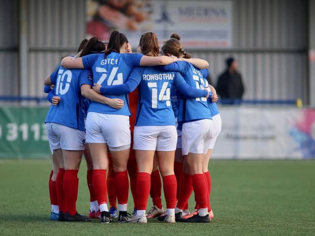 Pompey Women's Hampshire  Senior Cup final with arch-rivals Southampton FC Women will not take place next month Picture: Dave Haines
