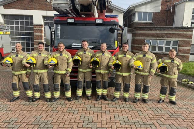 The new on-call firefighter recruits