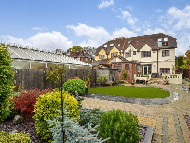 This semi-detached family home is on the market with a guide price of £725,000. It is listed by Fine and Country