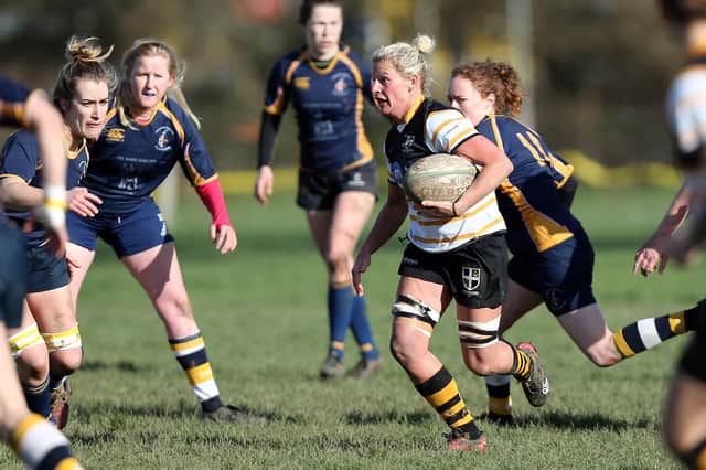 Abi Harding in action for Portsmouth Valkyries. Picture: Chris Moorhouse