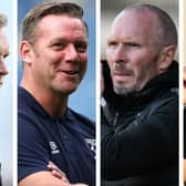 From left, Liam Manning, Kevin Nolan, Michael Appleton and Ian Foster.