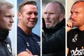 From left, Liam Manning, Kevin Nolan, Michael Appleton and Ian Foster.