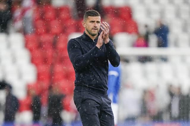 John Mousinho believes Pompey are 'close' to completing another signing. Picture: Jason Brown/ProSportsImages