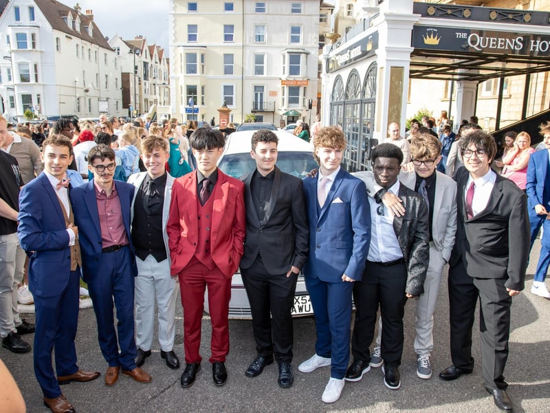 Portsmouth Academy held their prom at the Queens Hotel in Southsea on Wednesday evening.Pictured - Students arriving at their Prom at the Queens Hotel in Southsea