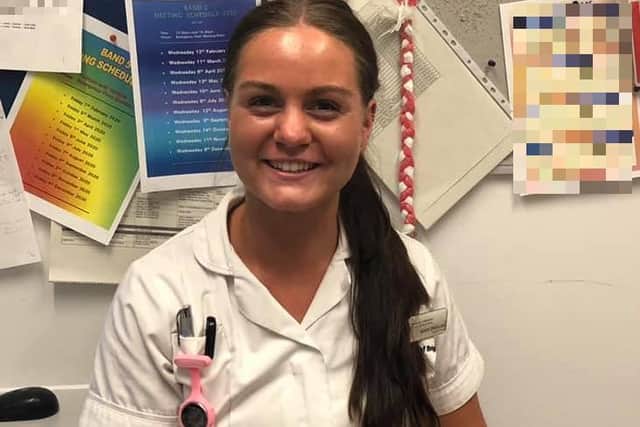 Aoife Dreelan from Portsmouth, a nursing student at the University of Brighton