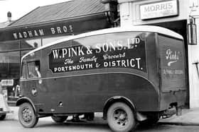 W Pink was a famous Portsmouth grocery firm with an empire of 42 branches.