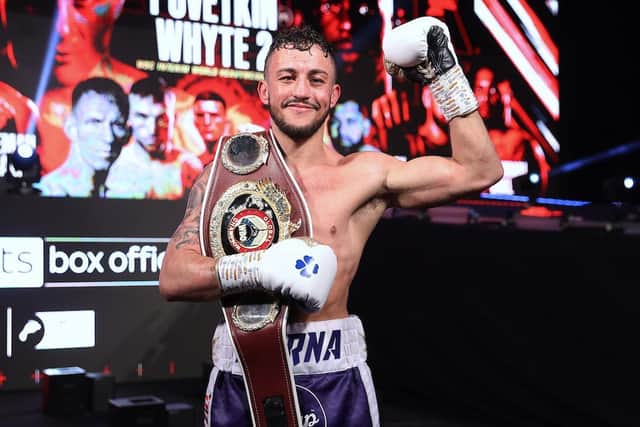 Pompey Problem Mikey McKinson. Picture: Mark Robinson/Matchroom Boxing
