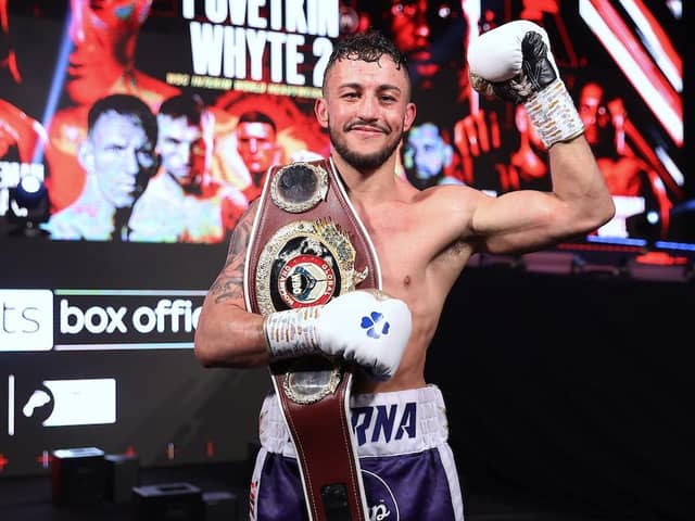 Pompey Problem Mikey McKinson. Picture: Mark Robinson/Matchroom Boxing
