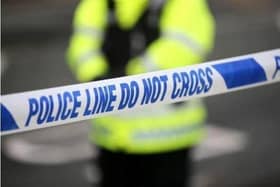 Police investigate report of a burglary in the Moss Road area of Lambeg. Pic credit: NIWD