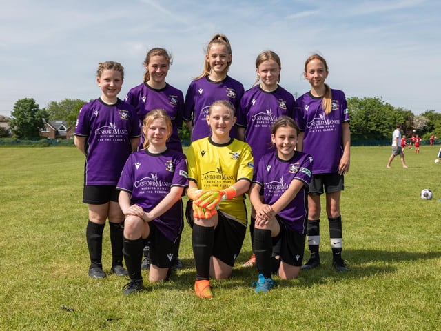 Gosport Falcons Black U12s Girls. Picture: Mike Cooter