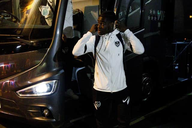 Jay Mingi has travelled with the Pompey first team for their recent trips to Crewe and Shrewsbury. Picture: Daniel Chesterton/phcimages.com