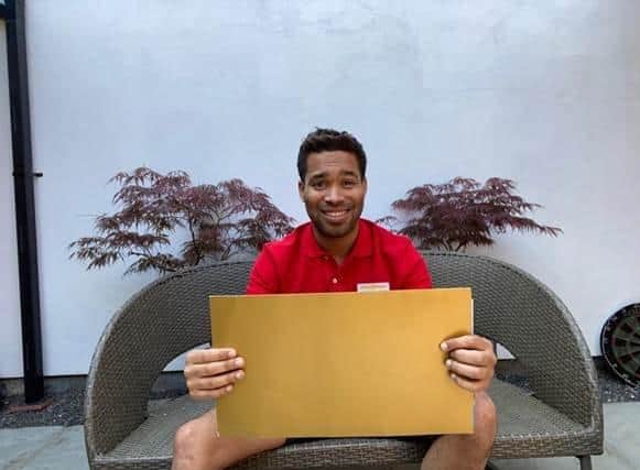Peoples' Postcode Lottery ambassador, Danyl Johnson.