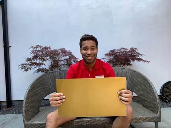 Peoples' Postcode Lottery ambassador, Danyl Johnson.