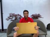 Peoples' Postcode Lottery ambassador, Danyl Johnson.

 