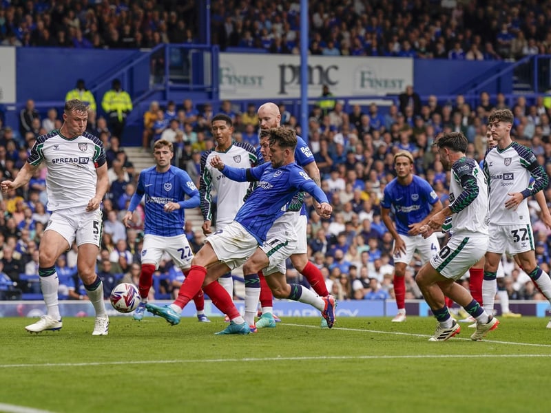 Callum Lang tries to find a way through Sundeland's defence in Pompey's 3-1 defeat. Picture: Jason Brown/ProSportsImages
