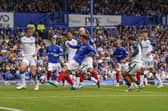 Callum Lang tries to find a way through Sundeland's defence in Pompey's 3-1 defeat. Picture: Jason Brown/ProSportsImages