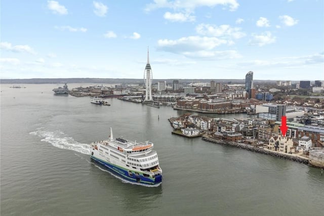 Portsmouth's iconic Tower House in Tower Street, Old Portsmouth