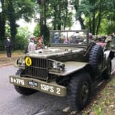 Vintage military vehicles travelling through Southwick last year. Picture: Tom Morton