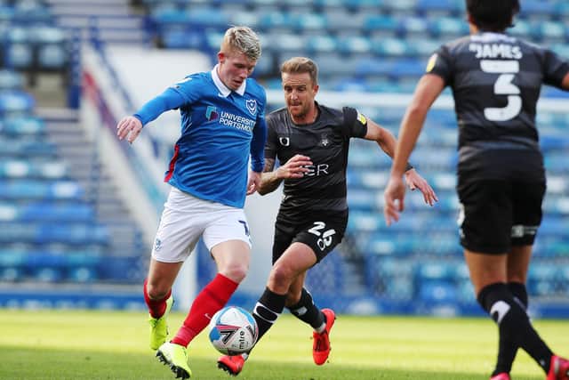 Andy Cannon has started Pompey's last two matches as he seeks a regular first-team presence. Picture: Joe Pepler