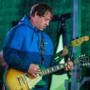 John Seymour, guitarist with Britpop Revolution at Victorious.