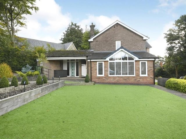 And so we say farewell to the property with this shot of the welcoming front. It's well worth giving Bairstow Eves a call to arrange a viewing.