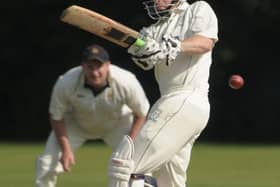 Mike Hallett struck an unbeaten half-century for Hayling Island in their Hampshire League victory over Sarisbury Athletic 2nds. Picture: Mick Young