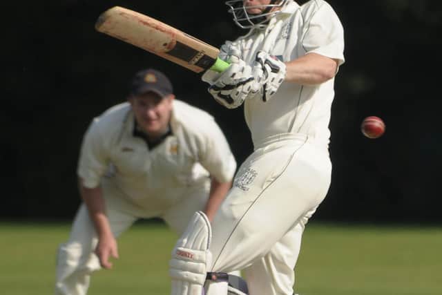 Mike Hallett struck an unbeaten half-century for Hayling Island in their Hampshire League victory over Sarisbury Athletic 2nds. Picture: Mick Young
