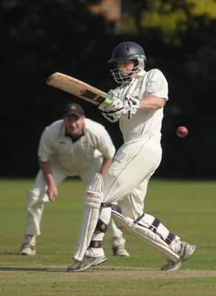 Mike Hallett struck an unbeaten half-century for Hayling Island in their Hampshire League victory over Sarisbury Athletic 2nds. Picture: Mick Young