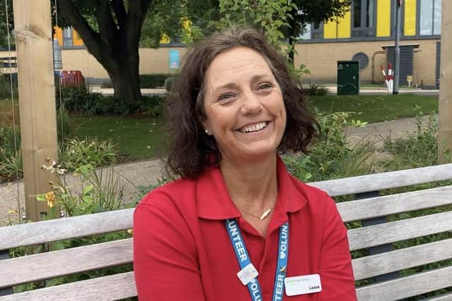 Family liaison officer volunteer at QA Hospital Leane Stevenson 