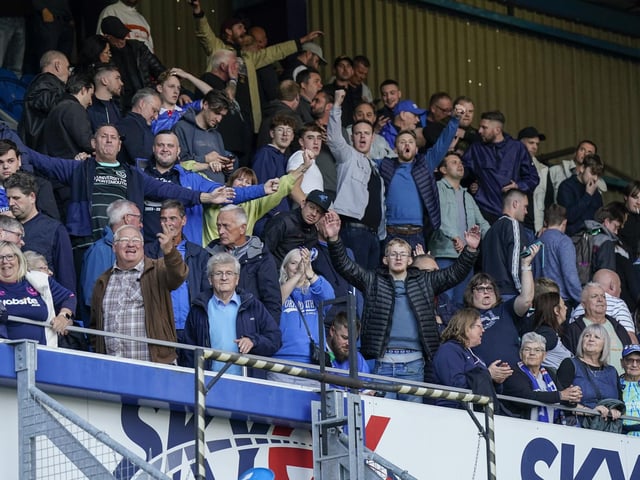 Pompey fans packed out the away end on their first visit to Loftus Road since 2019.