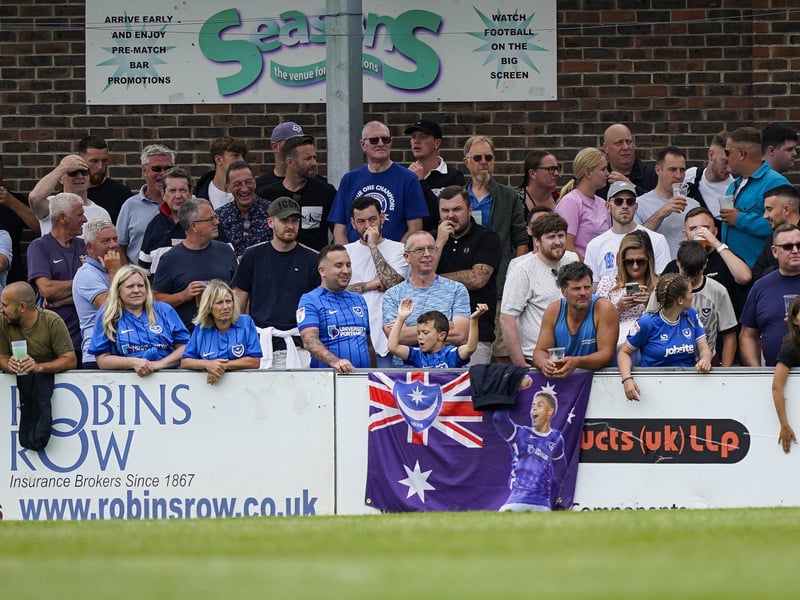Enjoying Pompey's annual trip to Nyewood Lane.